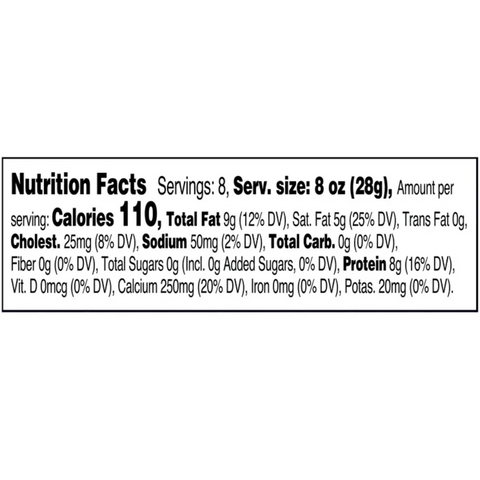 Great Value Swiss Block Cheese, 8 oz