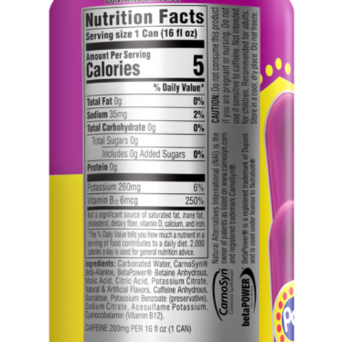 C4 Performance Energy Drink, Grape Popsicle, 16 oz