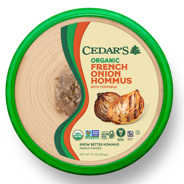 Cedar's Organic Hummus French Onion Hommus, 10 oz. – Water Butlers