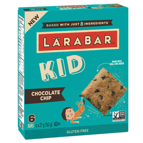 Larabar Kid, Chocolate Chip Cookie Bar, 6 Count