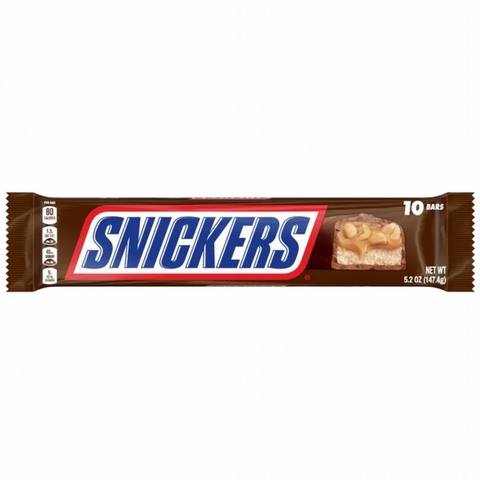 Snickers Fun Size Chocolate Candy Bars, 10 Count