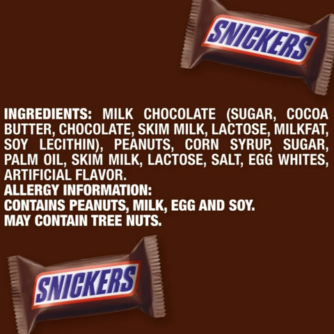 Snickers Fun Size Chocolate Candy Bars, 10 Count