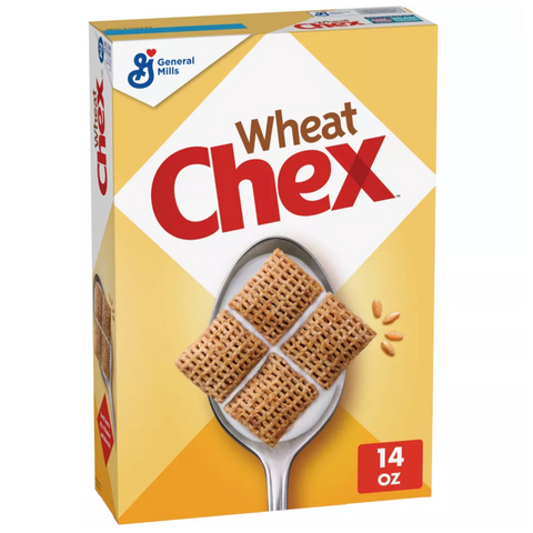 Wheat Chex Breakfast Cereal, Whole Grain, 14 oz