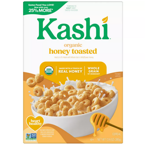 Kashi Organic Honey Toasted Oat Cereal, 13.6 oz.
