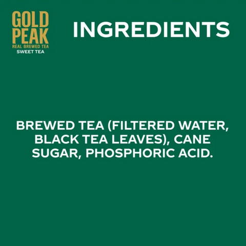 Gold Peak Sweetened Black Tea Bottle, 76 fl oz