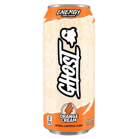 Ghost Energy Orange Cream Energy Drink, Zero Sugars, 16 fl oz