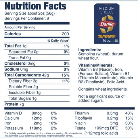 Barilla® Medium Shells Pasta, 16 oz