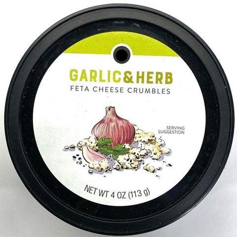 Store Brand Garlic & Herb Feta Cheese Crumbles, 4oz