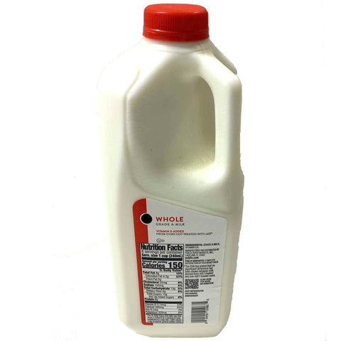 Store Brand Milk, Whole Milk, Half Gallon