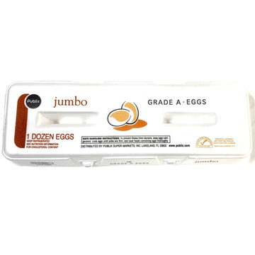 Store Brand Grade A Eggs, Jumbo, 12 Count