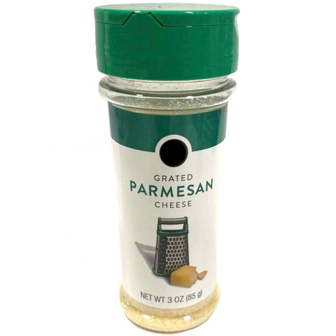 Store Brand Grated Parmesan Cheese, 3oz