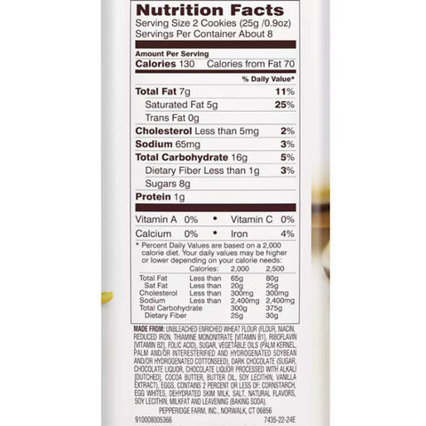 Pepperidge Farm Milano Orange Cookies, 7oz - Water Butlers