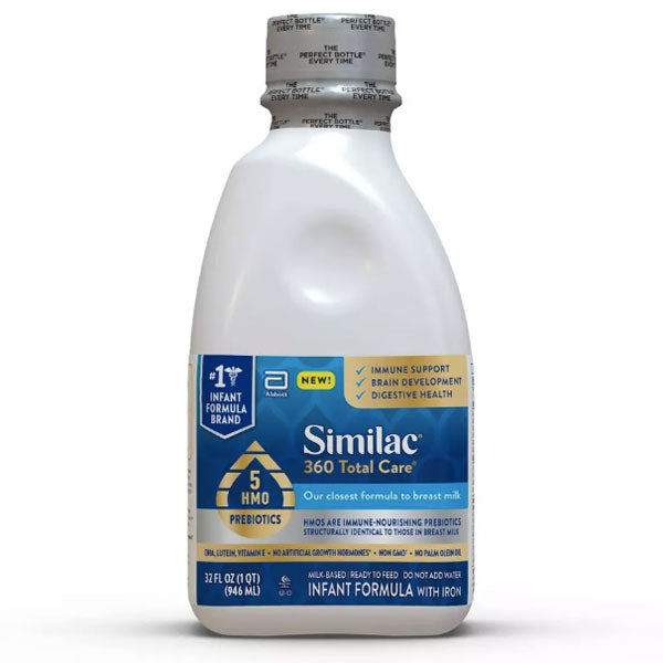 Similac 360 Total Care Infant Formula, Ready-to-Feed, 32 fl oz