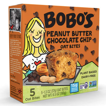 Bobo's Oat Bites, Peanut Butter Chocolate Chip, 5 Count