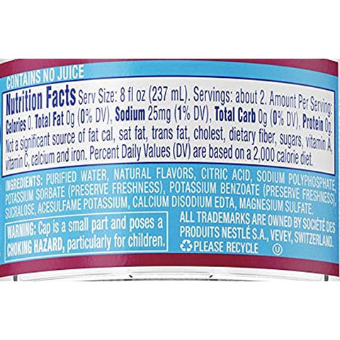 Nestle Splash Wild Berry Flavored Water, 16.9 Fl. Oz. 6 Ct - Water Butlers
