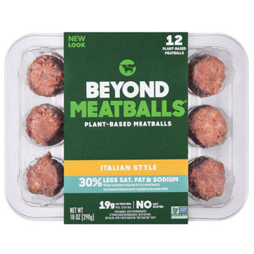 Beyond Meat Beyond Meatballs Italian Style Plant-Based Meatballs, 10oz, 12 Count