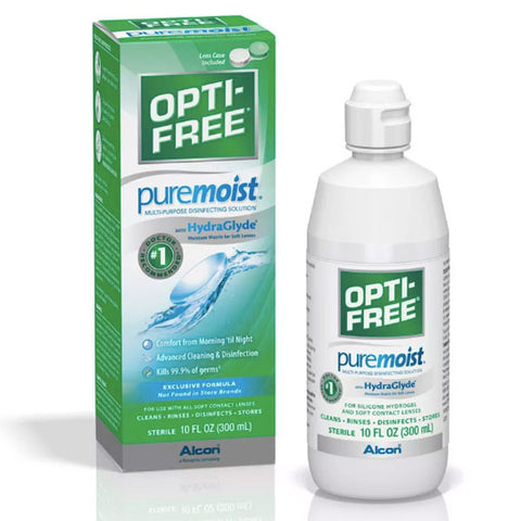 Opti-Free PureMoist Multi-Purpose Disinfecting Contact Lens Solution, 10 fl oz
