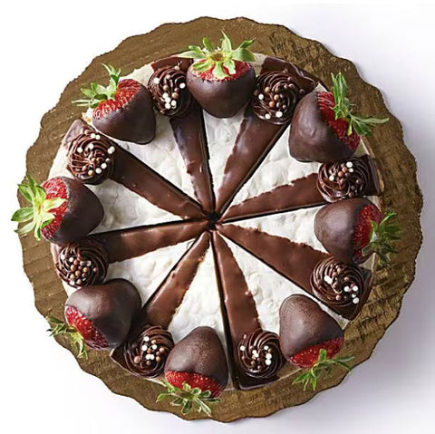 Strawberry Ganache Cheesecake