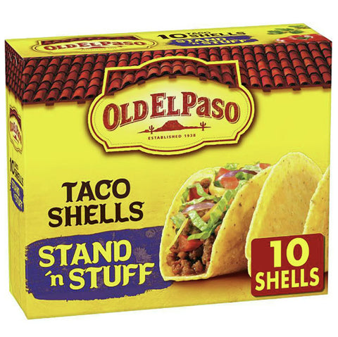 Old El Paso Stand 'N Stuff Taco Shells, Gluten Free, 10 Count