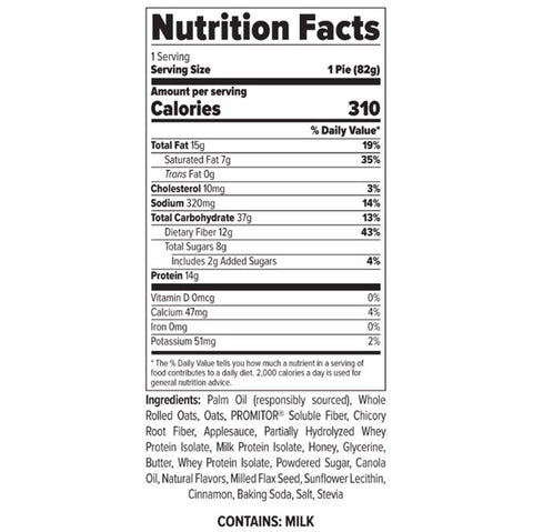 Finaflex Oatmeal Protein Pie, Marshmallow, 4 Count
