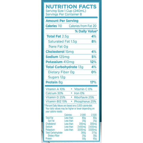 Lactaid 1% Lowfat Milk, Half Gallon - Water Butlers