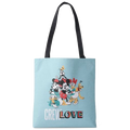Disney Mickey & Friends Crew Love Reusable Tote Bag, 1 Count