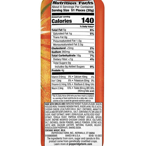 Pepperidge Farm Goldfish Flavor Blasted Xtra Cheddar Crackers, 6.6 oz. - Water Butlers