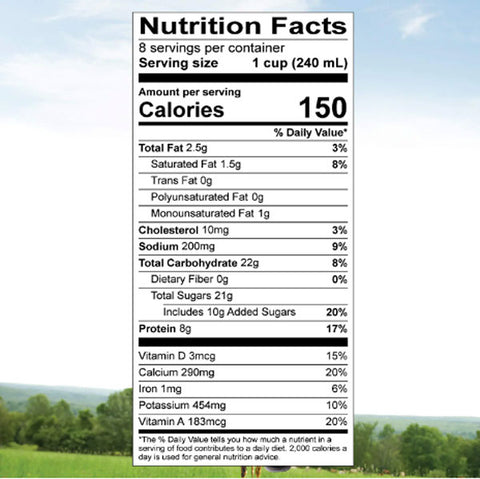 Organic Valley Organic Chocolate Lactose Free 1% Milk, 64 oz.