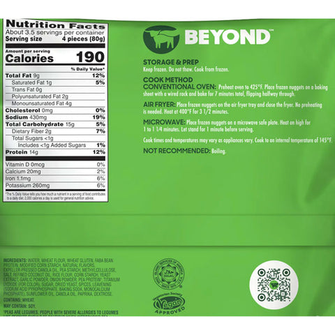 Beyond Meat Beyond Chicken Plant-Based Nuggets, 10 oz