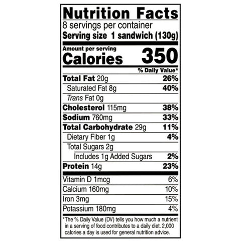 Jimmy Dean Sausage Egg & Cheese English Muffin Sandwich, 36.8 oz, 8 Count