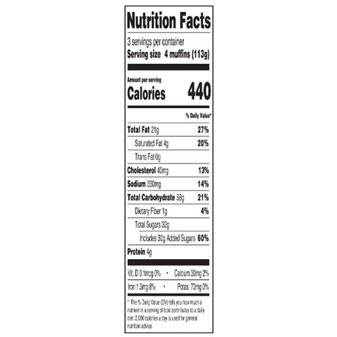 Freshness Guaranteed Blueberry Mini Muffins, 12 oz, 12 Count