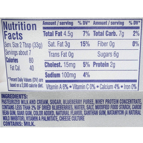 Philadelphia Blueberry Cream Cheese 7.5 oz - Water Butlers