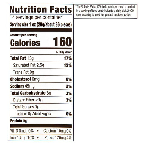Great Value Lightly Salted Cashew Halves & Pieces, 14 oz