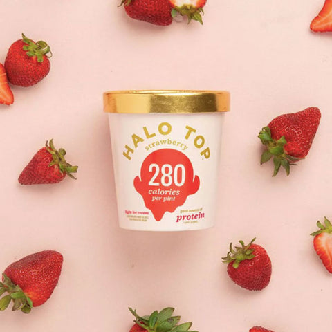 Halo Top Strawberry Ice Cream, 1 pint - Water Butlers