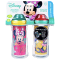 Disney Minnie Mouse Insulated Hard Spout Sippy Cups, 9oz 2 Ct