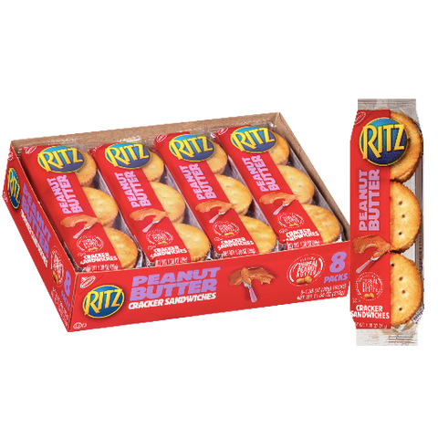 Ritz Cracker Sandwiches, Peanut Butter - 8 Ct - Water Butlers