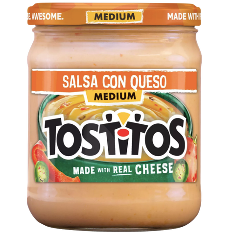 Tostitos, Salsa Con Queso Medium - 15.5 Oz. - Water Butlers