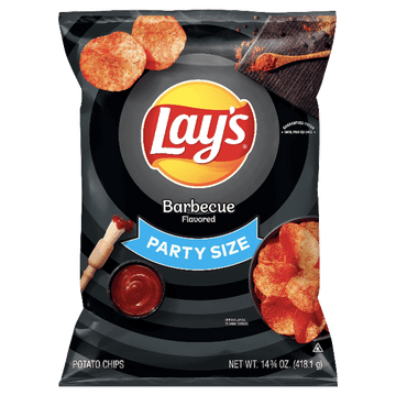 Lay's Party Size Barbecue Chips, 12.5 oz
