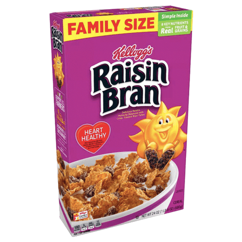 Kellogg's Cereal, Family Size 24 oz - Water Butlers