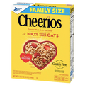Cheerios Whole Grain Breakfast Cereal, Family Size, 18 oz