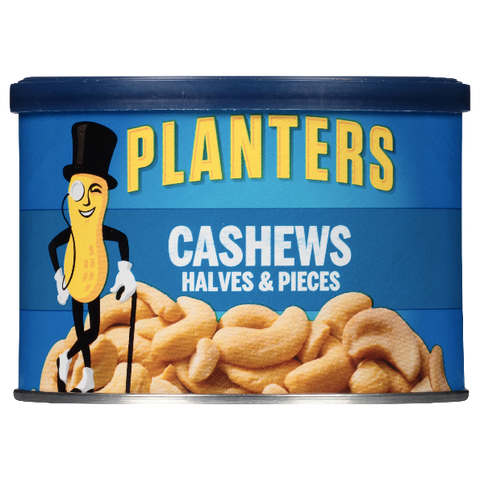 Planters Nuts, Cashews (Halves & Pieces) 8oz - Water Butlers