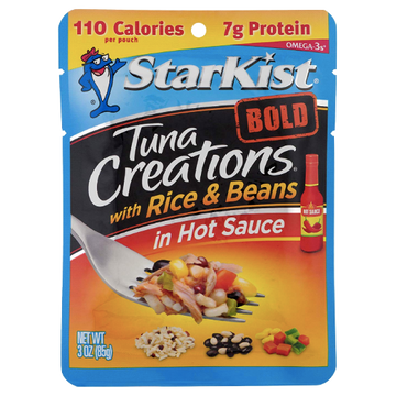 Starkist Tuna Creations Bold, With Rice & Beans in Hot Sauce