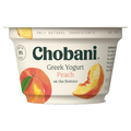 Chobani Greek Yogurt, Peach, 5.3oz