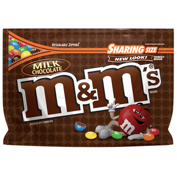 M&Ms Sharing Size, Chocolate - 10.7oz