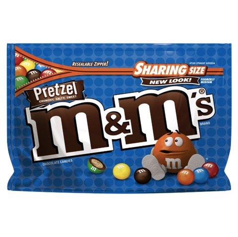 M&Ms Sharing Size, Pretzel - 8oz - Water Butlers