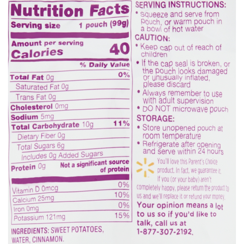 Parent's Choice Organic Puree, Root Veggies & Apple, 4 oz - Water Butlers