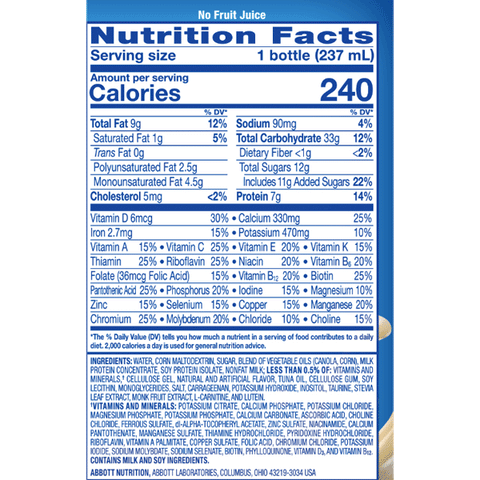 PediaSure Grow & Gain, Banana Shake - 6 Ct - Water Butlers