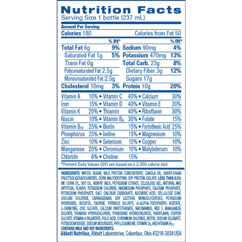 PediaSure Grow & Gain, Strawberry - 6 Ct - Water Butlers