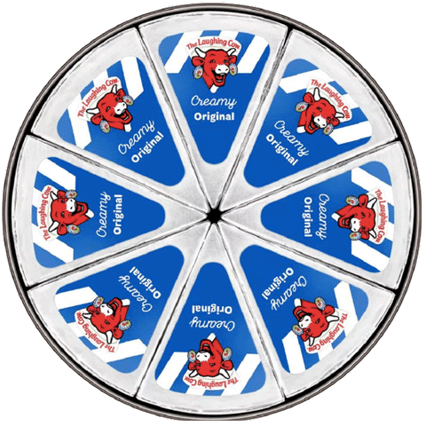 The Laughing Cow Swiss Cheese Spread, Original - 6 oz - Water Butlers