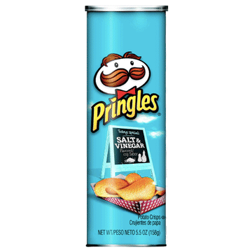 Pringles Salt & Vinegar Potato Crisps Chips 5.5 oz